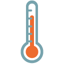 Thermometer emoji, Google, Blob, 2017