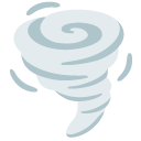 Tornado emoji, Google, Blob, 2017