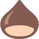 Chestnut emoji, Google, Blob, 2017