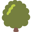Deciduous Tree emoji, Google, Blob, 2017