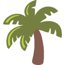 Palm Tree emoji, Google, Blob, 2017