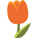 Tulip emoji, Google, Blob, 2017