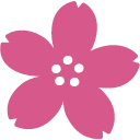 Cherry Blossom emoji, Google, Blob, 2017