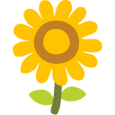 Sunflower emoji, Google, Blob, 2017