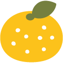 Tangerine emoji, Google, Blob, 2017