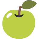 Green Apple emoji, Google, Blob, 2017