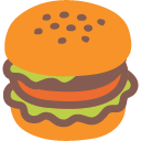 Hamburger emoji, Google, Blob, 2017