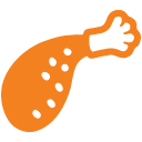 Poultry Leg emoji, Google, Blob, 2017