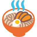 Steaming Bowl emoji, Google, Blob, 2017