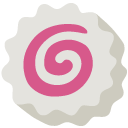 Fish Cake with Swirl emoji, Google, Blob, 2017