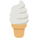 Soft Ice Cream emoji, Google, Blob, 2017