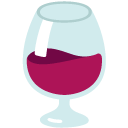 Wine Glass emoji, Google, Blob, 2017