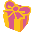 Wrapped Gift emoji, Google, Blob, 2017