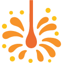 Sparkler emoji, Google, Blob, 2017