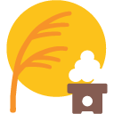 Moon Viewing Ceremony emoji, Google, Blob, 2017