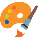 Artist Palette emoji, Google, Blob, 2017
