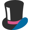 Top Hat emoji, Google, Blob, 2017