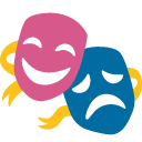 Performing Arts emoji, Google, Blob, 2017