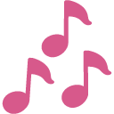 Musical Notes emoji, Google, Blob, 2017