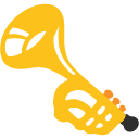 Trumpet emoji, Google, Blob, 2017
