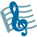 Musical Score emoji, Google, Blob, 2017