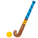 Field Hockey emoji, Google, Blob, 2017