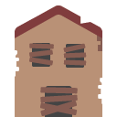 Derelict House emoji, Google, Blob, 2017