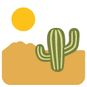 Desert emoji, Google, Blob, 2017