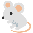 Mouse emoji, Google, Blob, 2017