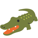 Crocodile emoji, Google, Blob, 2017