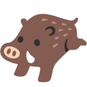 Boar emoji, Google, Blob, 2017