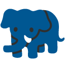 Elephant emoji, Google, Blob, 2017