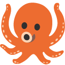 Octopus emoji, Google, Blob, 2017