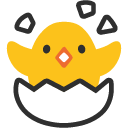 Hatching Chick emoji, Google, Blob, 2017