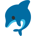 Dolphin emoji, Google, Blob, 2017