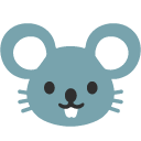 Mouse Face emoji, Google, Blob, 2017