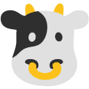 Cow Face emoji, Google, Blob, 2017