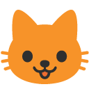 Cat Face emoji, Google, Blob, 2017
