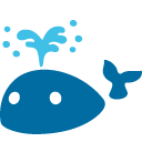 Spouting Whale emoji, Google, Blob, 2017