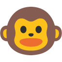 Monkey Face emoji, Google, Blob, 2017