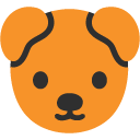 Dog Face emoji, Google, Blob, 2017