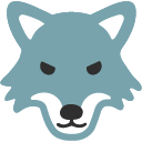 Wolf emoji, Google, Blob, 2017