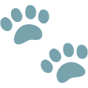 Paw Prints emoji, Google, Blob, 2017