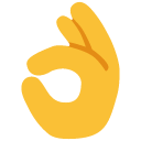Ok Hand emoji, Google, Blob, 2017