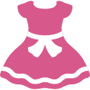 Dress emoji, Google, Blob, 2017