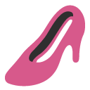 High-heeled Shoe emoji, Google, Blob, 2017