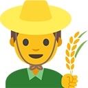 Man Farmer emoji, Google, Blob, 2017