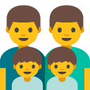 Family Man, Man, Boy, Boy emoji, Google, Blob, 2017