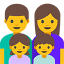 Family Man, Woman, Girl, Boy emoji, Google, Blob, 2017