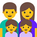 Family Man, Woman, Girl, Girl emoji, Google, Blob, 2017